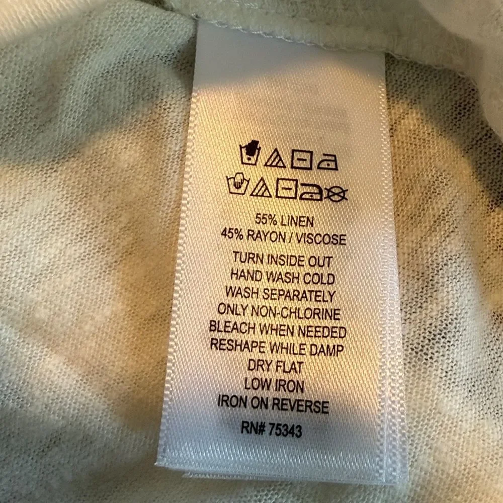 NWT JOIE CREAM-Y WHITE LINEN BOLERO SHRUG KNIT JACKET - Picture 6 of 6